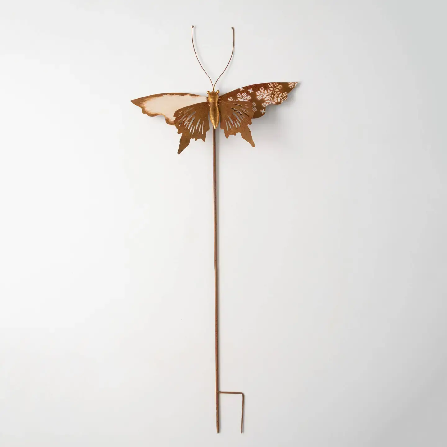 Copper Butterfly Garden Stake