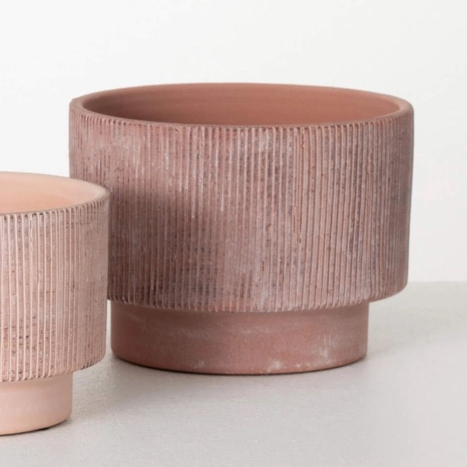 Warm Terracotta Planter 6.5"