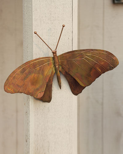 Flamed Butterfly Wall Decor