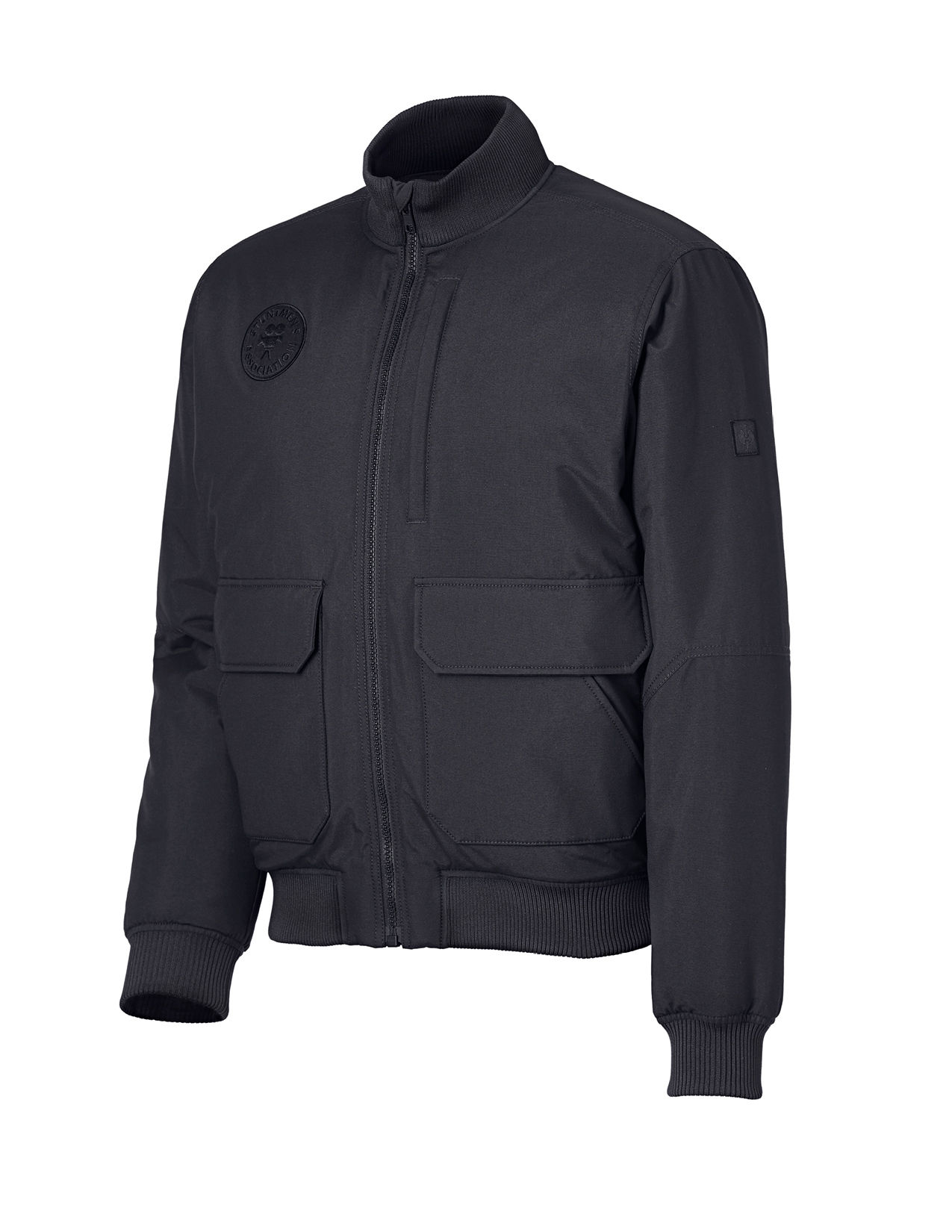 Strauss x Bomber Jacket Black Logo 0142