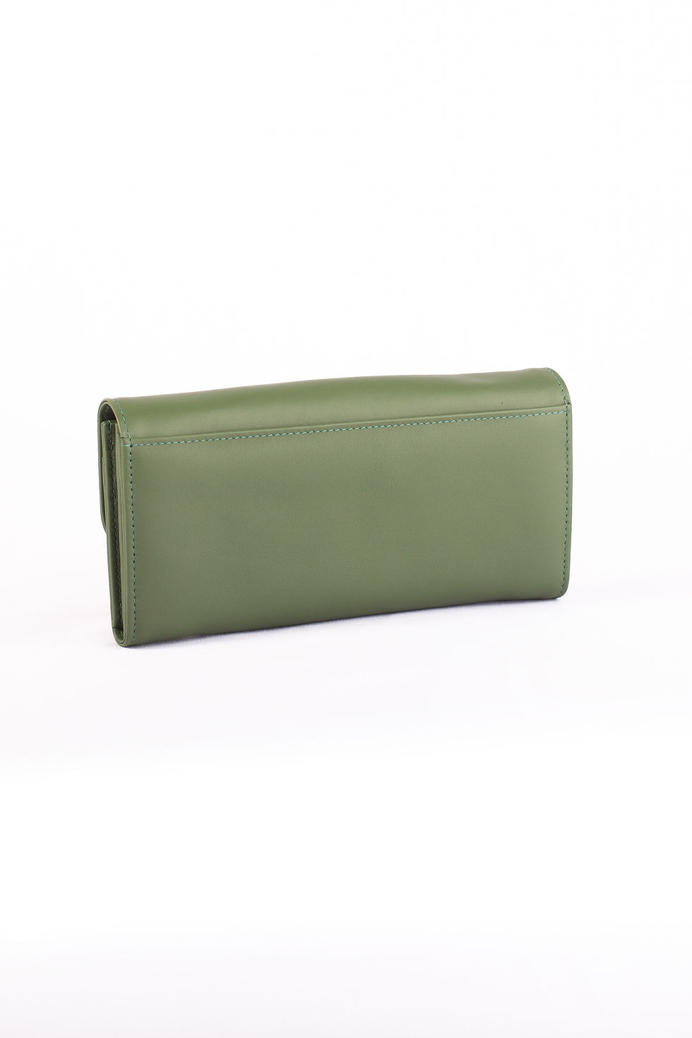 Thumbnail: lily. - leather wallet crossbody in Olive green