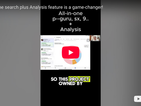 Home search plus Analysis feature is a game-changer!