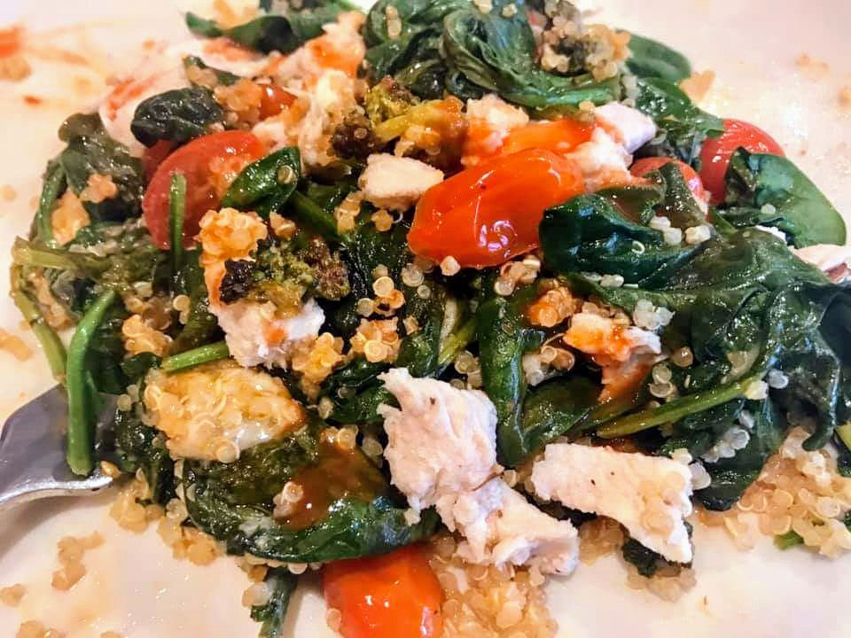 Copycat Sweetgreen Chicken Pesto Parm Salad