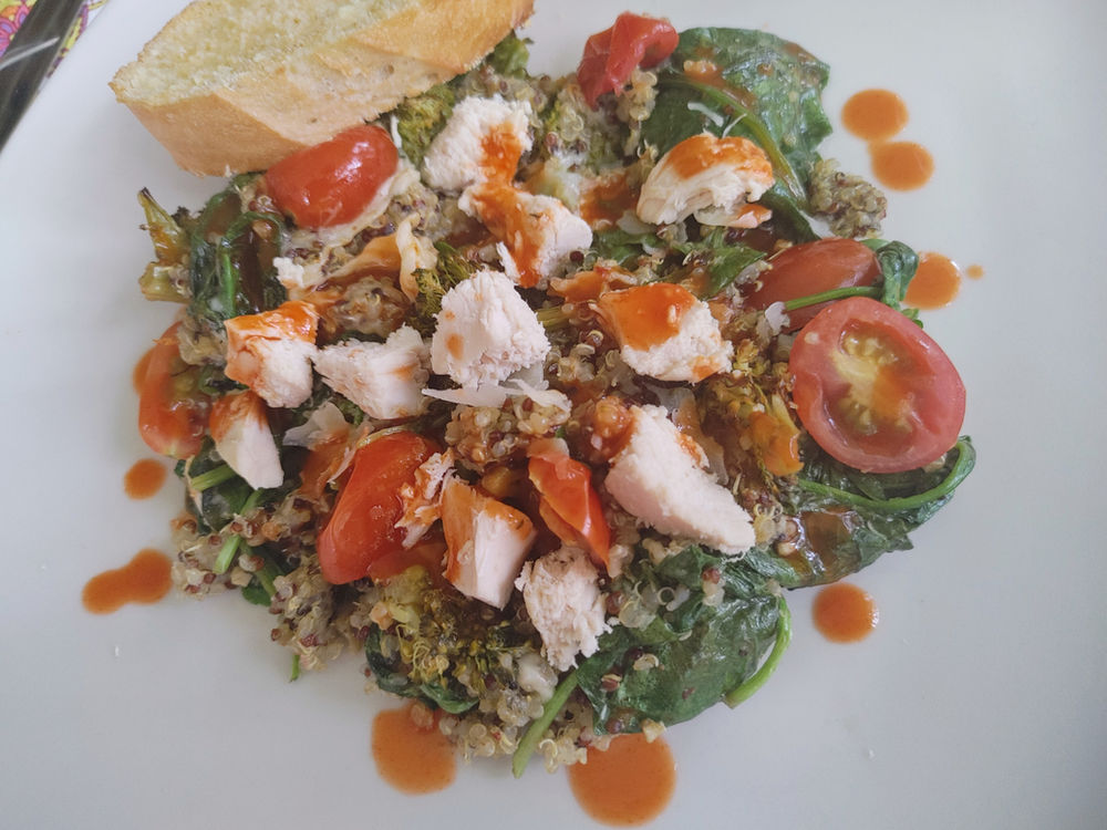 Copycat Sweetgreen Chicken Pesto Parm Salad