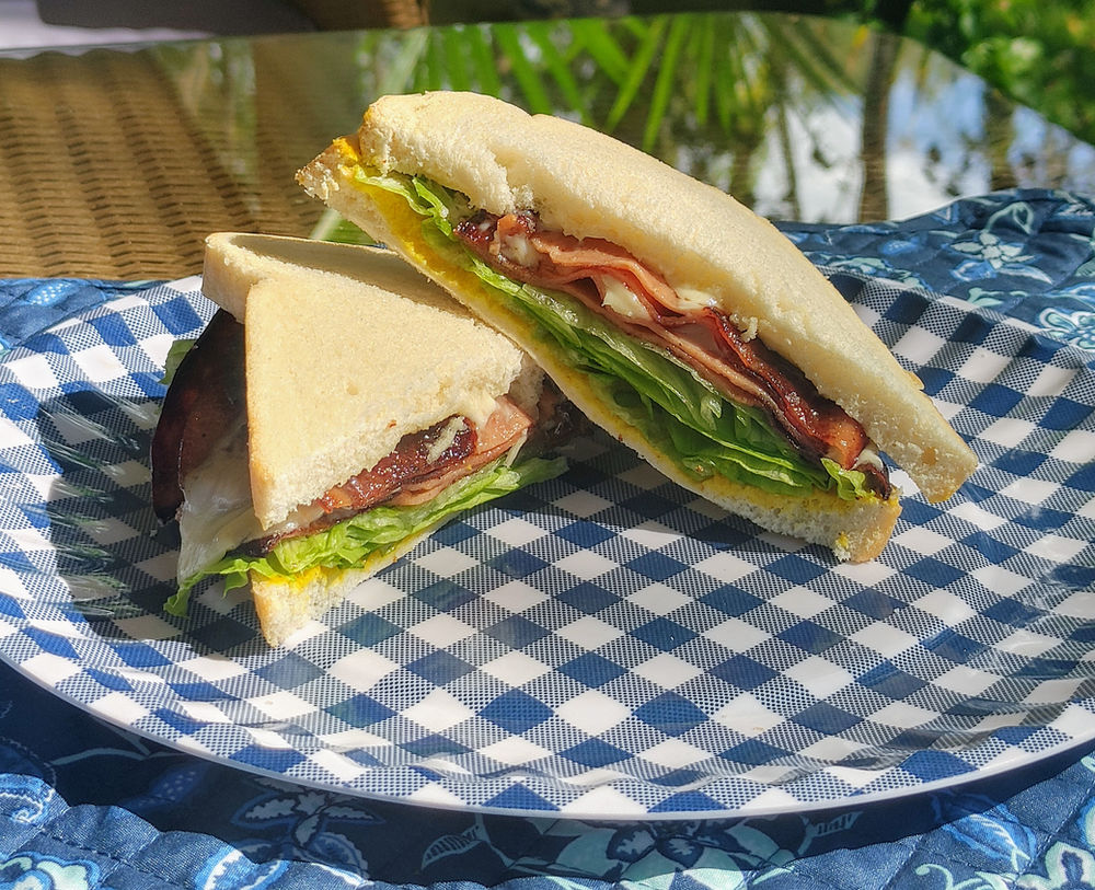 Fried "Jumbo" or Bologna Sandwich