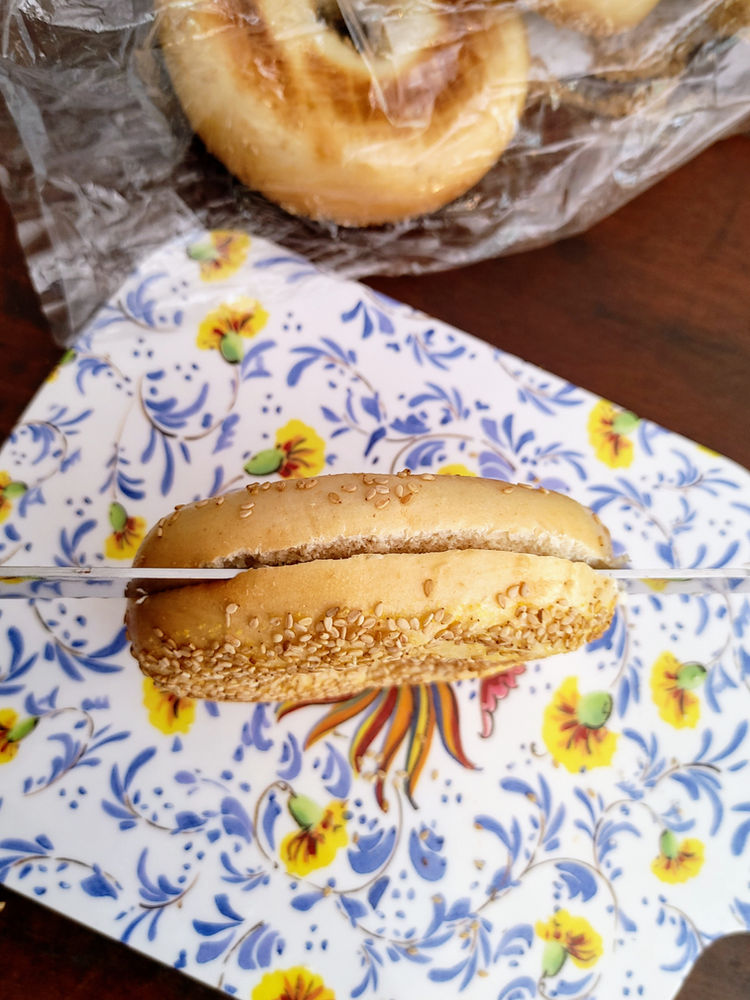 How to freeze bagels...
