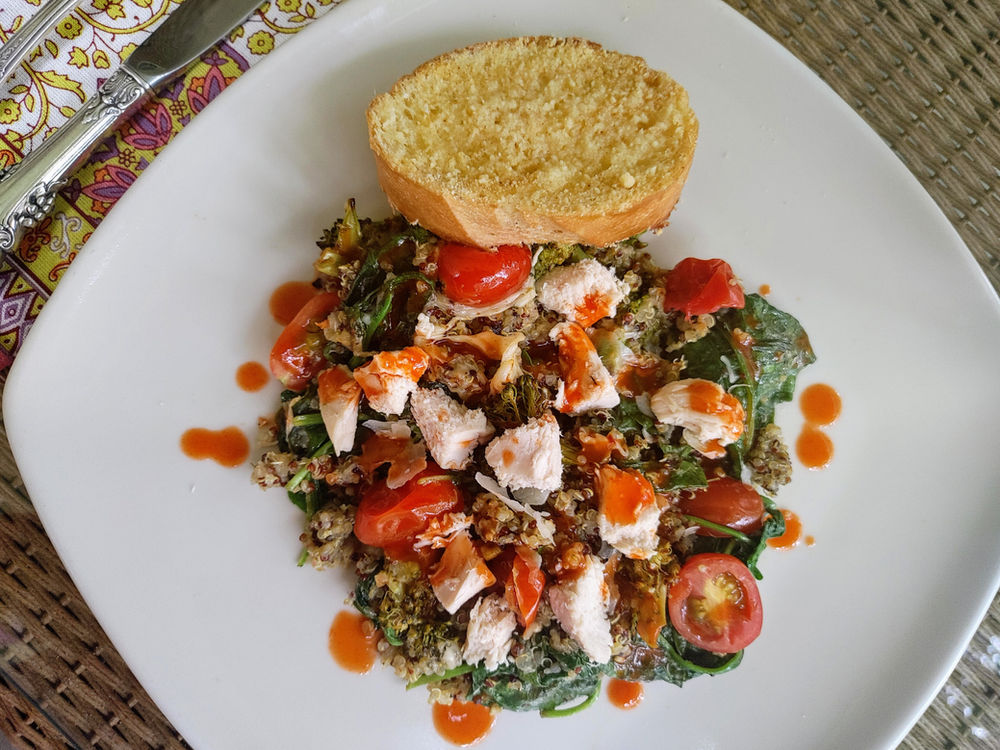 Copycat Sweetgreen Chicken Pesto Parm Salad