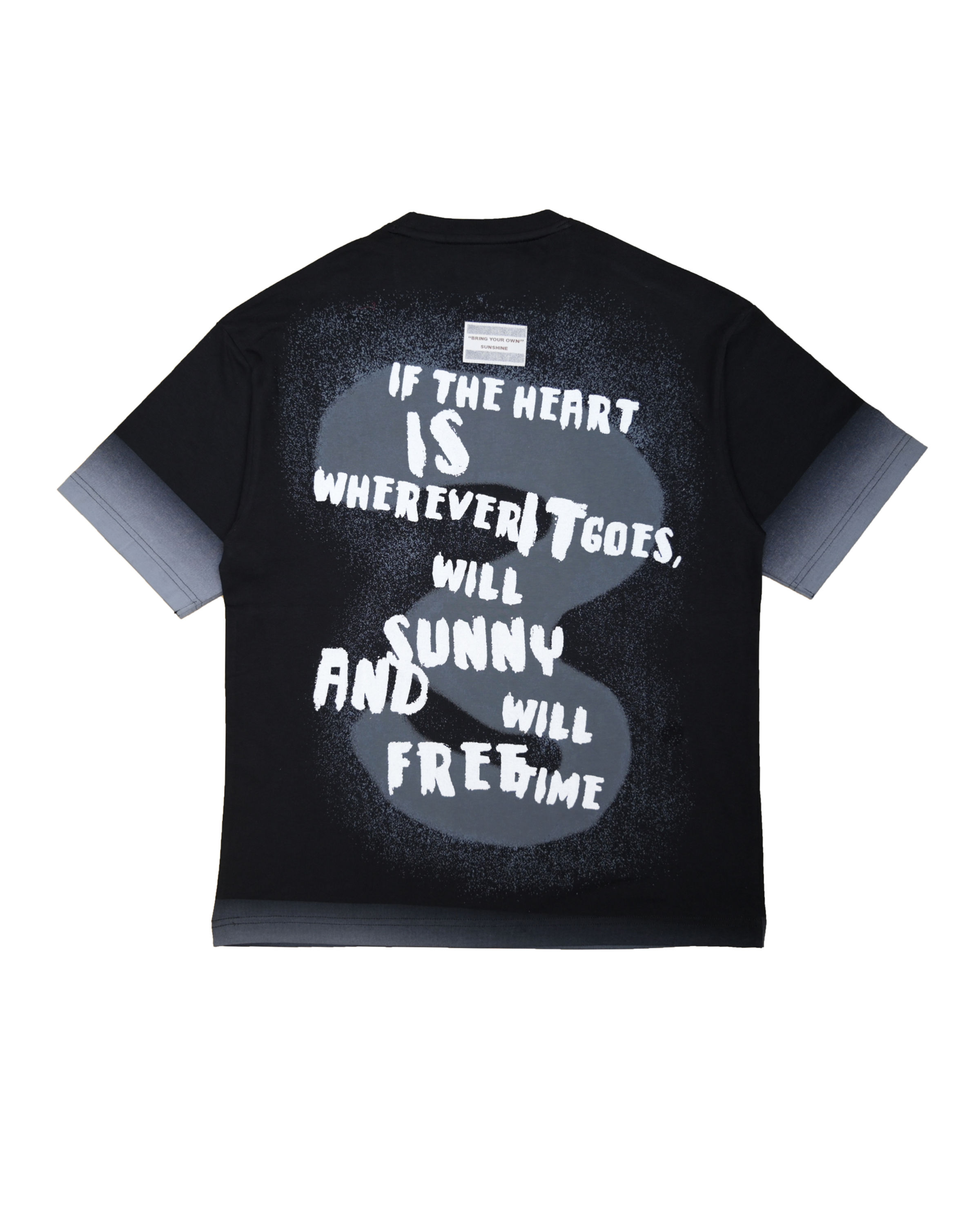 BLACK FREE OVERSIZED TEES [UNISEX]