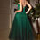Thumbnail: CD Elsie Sweetheart Corset Glitter MIDI Dress Emerald