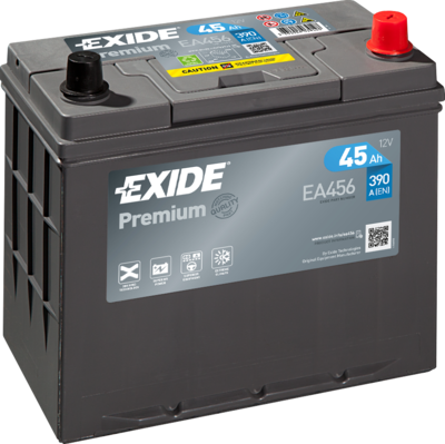 Акумулатор EXIDE Premium *** EA456 45Ah 390A R+