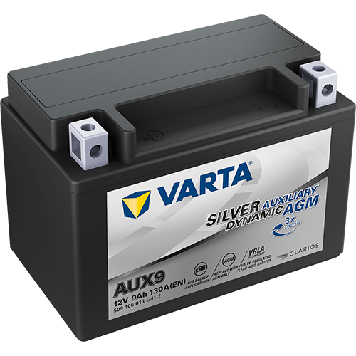 Акумулатор VARTA Silver Dynamic AUX AGM 9Ah 130A L+
