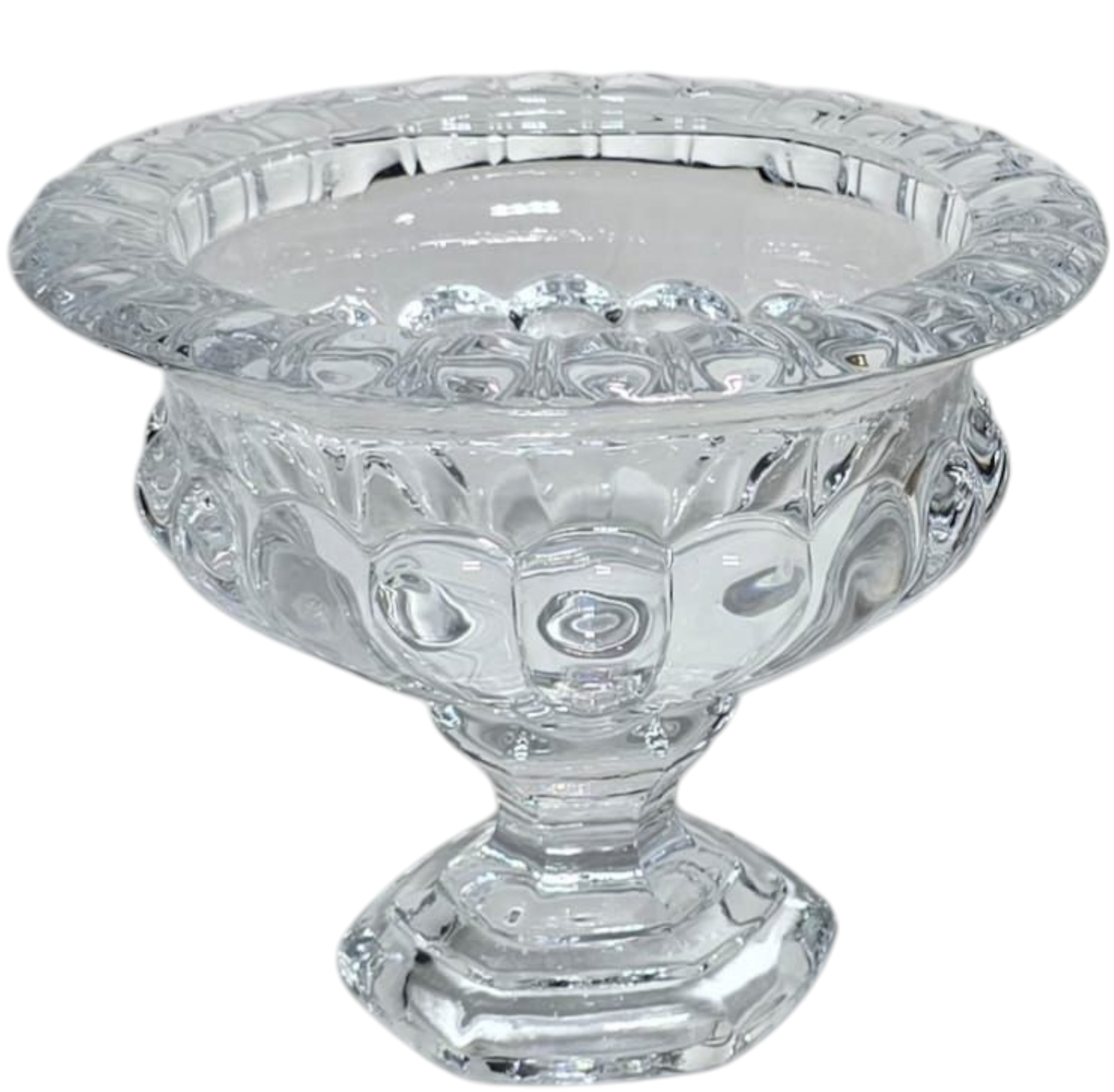 CLEAR CRYSTAL VASE, CODE 12, SIZE: 15 X 20