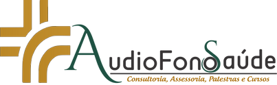 Logo Audiofono Saude - logo para cursos.