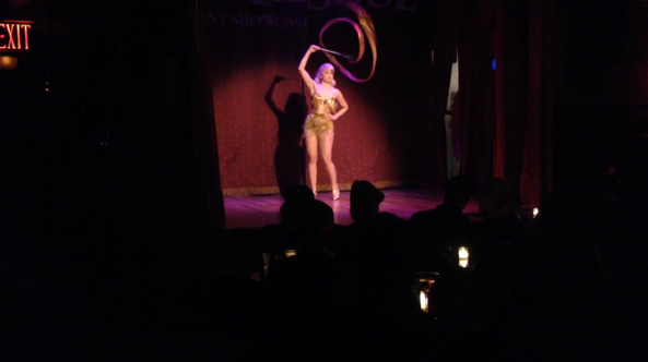 Burlesque with ribbon dancing? A girl after my own heart!