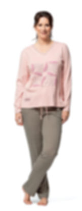 Egatex - Pyjama femme fantaisie dentelle