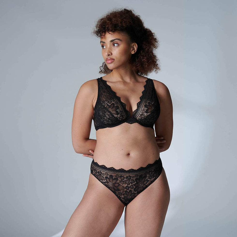 Thumbnail: Slip FREESIA Noir Simone Pérèle 1A1720