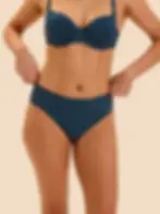 Culotte Taille Haute Andora Bleu Pétrole Simone Pérèle