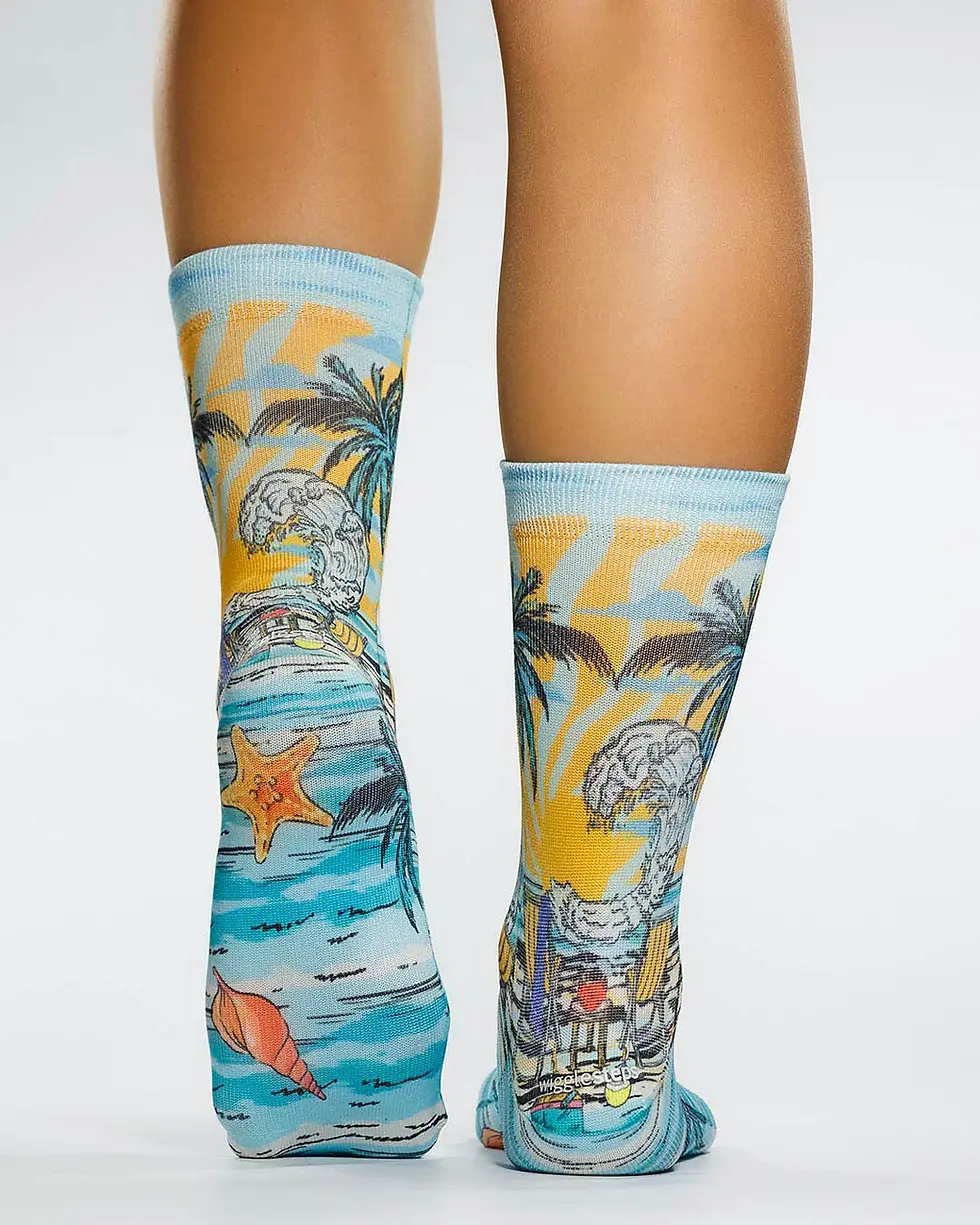 Miniature : Wigglesteps – Chaussette Sneaker Homme Beach Day – Réf. 05640