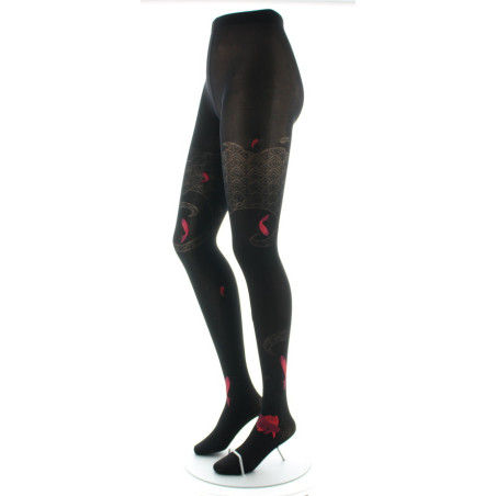 Thumbnail: Berthe Aux Grands Pieds - Poissons noirs et rouges