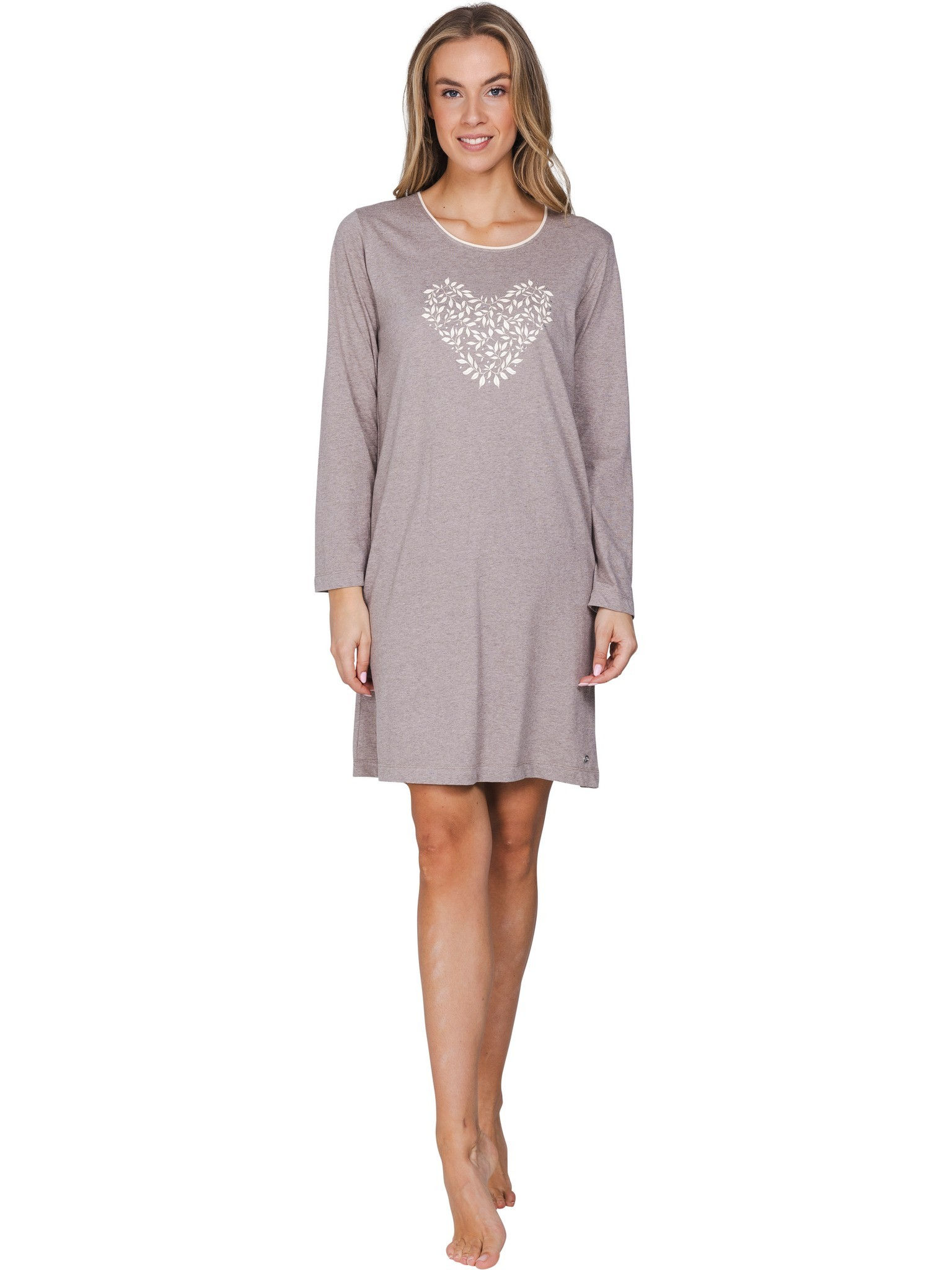 Chemise de nuit 95 cm Pastunette réf. 111262-114-2 – Beige