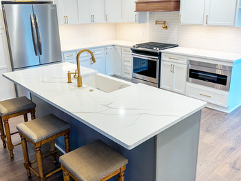 Custom granite countertop installation by Blue Ridge Granite, your trusted Upstate SC countertops provider serving Easley, Greenville, and surrounding areas.