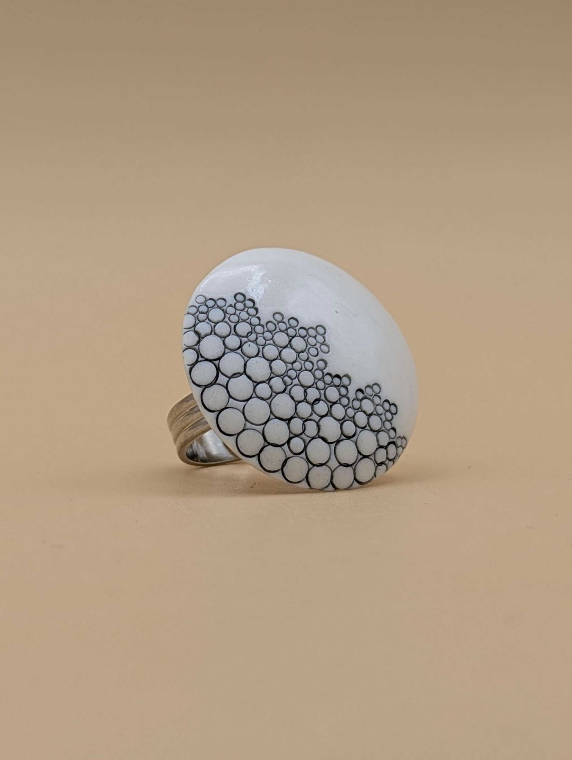 Bague "Malé " Porcelaine
