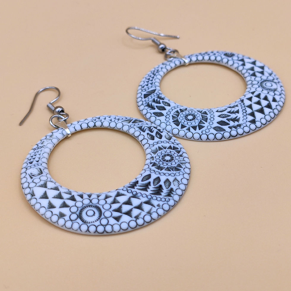 Miniature : Boucles d'oreilles "Sienne 2" grand modèle
