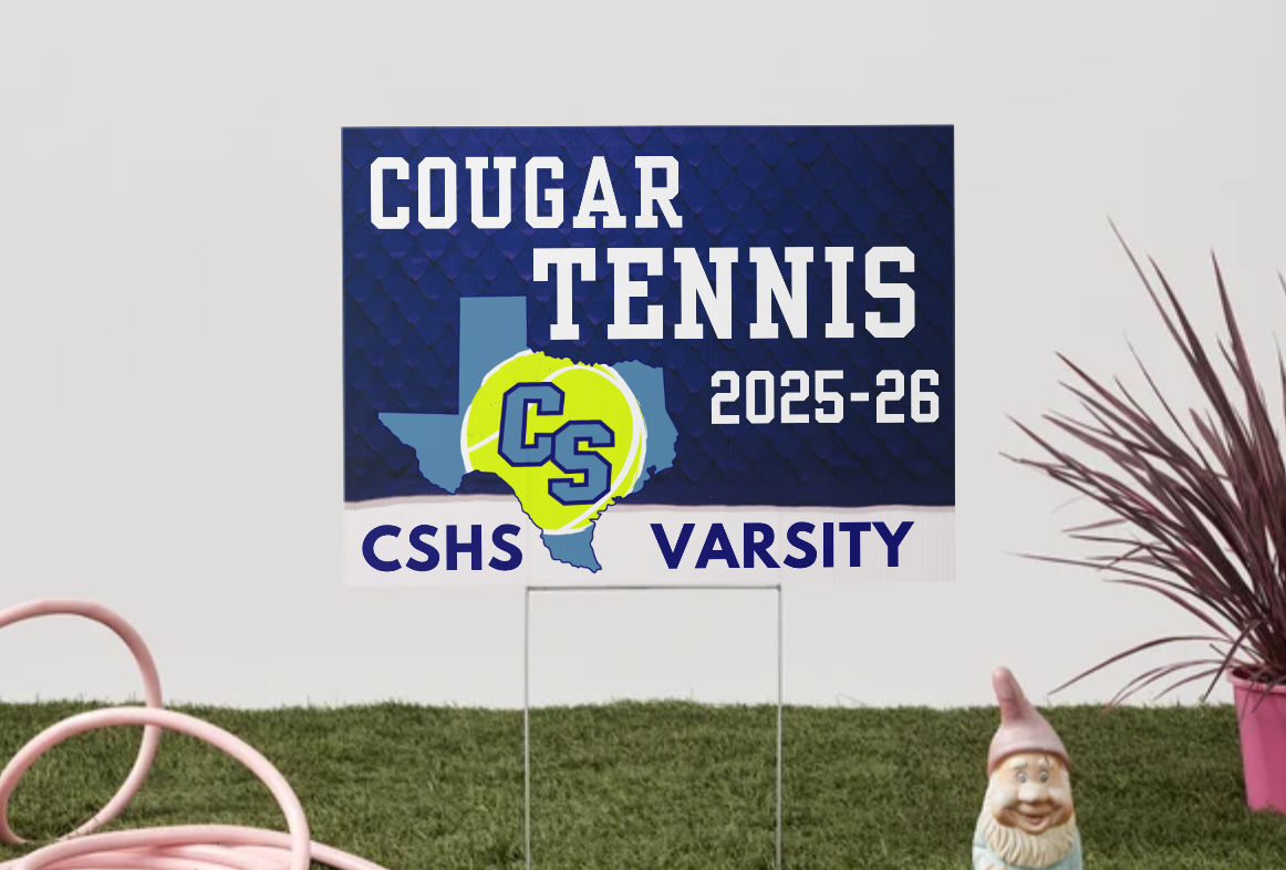 China Spring Tennis yard signs (3 options)