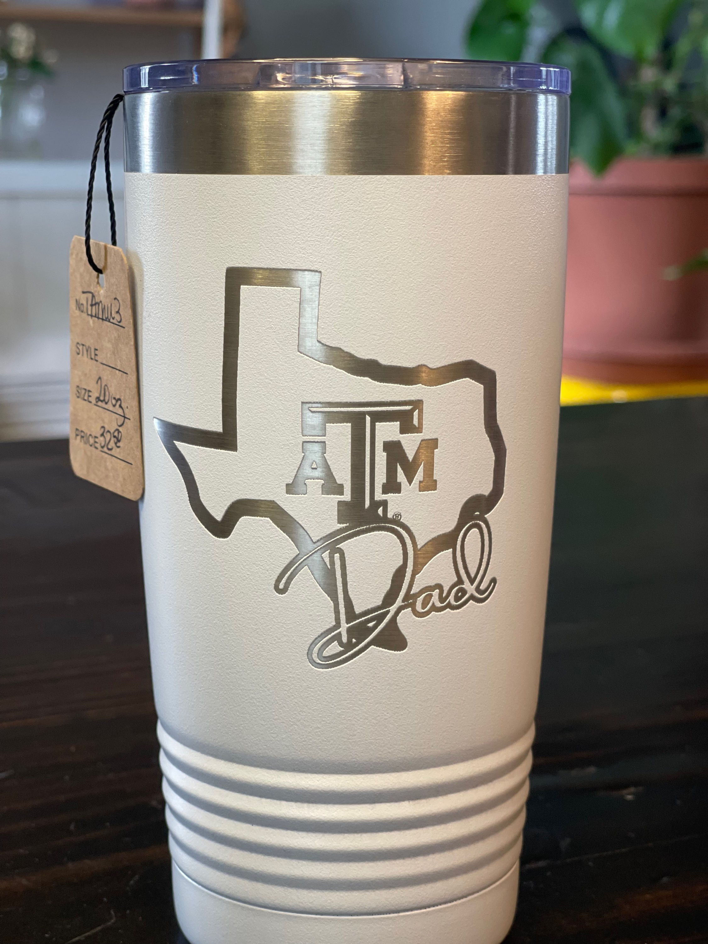 TAMU Dad 20 oz tumbler