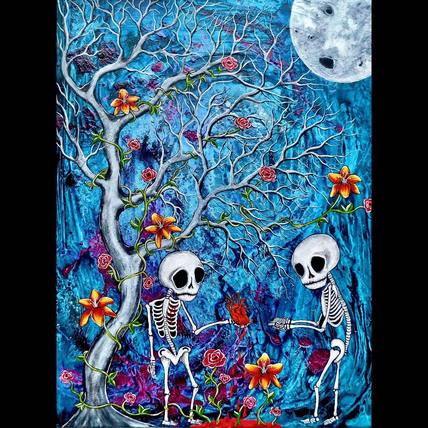 'February' art print