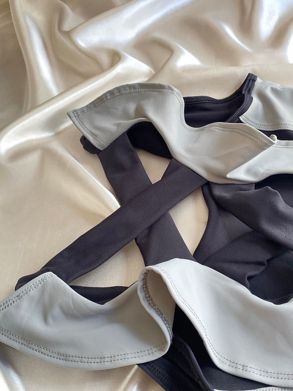 Miniatura: Top Ondas cruzado por espalda 
