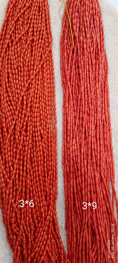 Coral Rice Beads #Coralbeads #OriginalCoralBeads