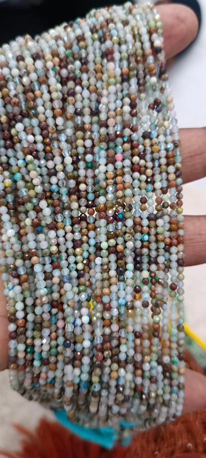 Semi Precious Stone Beads | Round Cutting Beads | Gemstone Beads