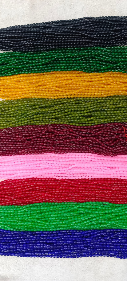 Jelly Beads |Jelly Oval Beads | Jelly Dolkhi beads | Coated Beads | Jewellery making Beads