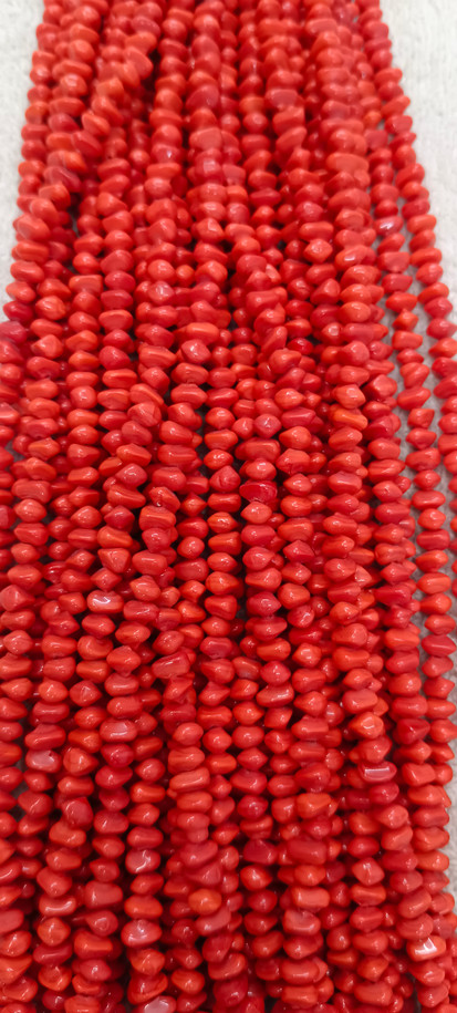 Coral Beads| Coral uncut Beads| Chatam Coral | LabGrown Coral