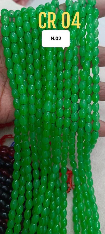 Jelly Beads |Jelly Oval Beads | Jelly Dolkhi beads | Coated Beads | Jewellery making Beads