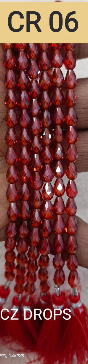 CZ Beads | CZ Drops | CZ Cutting Drops| Jewellery making Beads