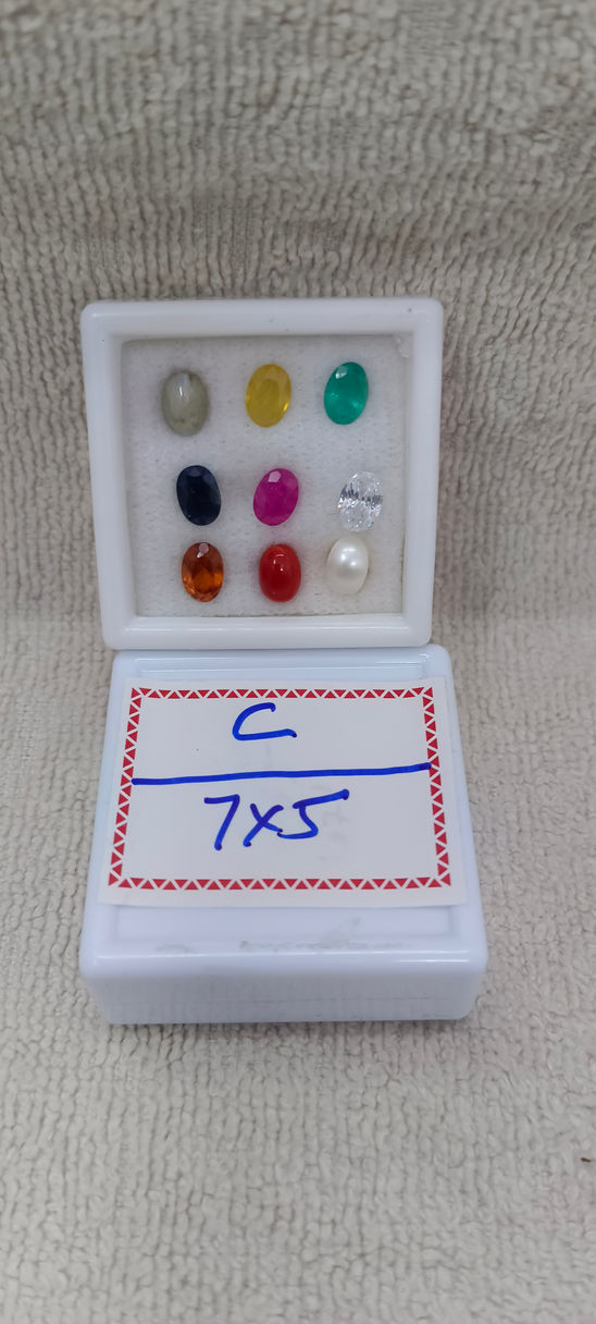 Navratan Box | Navratan Beads | Natural Navratan | NineGemstone