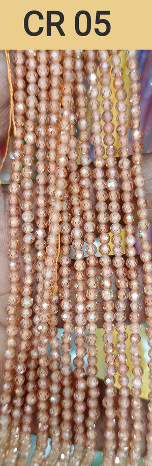 CZ Beads | CZ Round Beads|  Jewellery making Beads