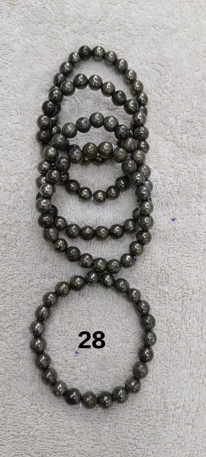 Pyrite Bracelet #PyriteBeads #MoneyMagnetBeads #GemstoneBeads
