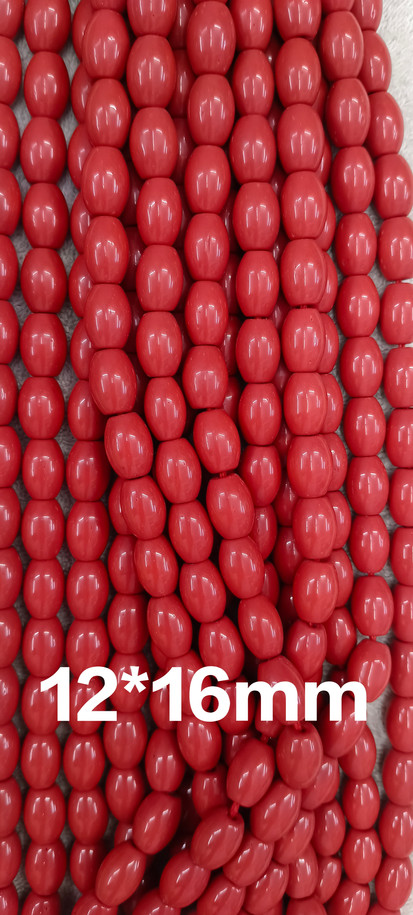 Coral Beads | Coral Dolkhi |Coral Drum Beads