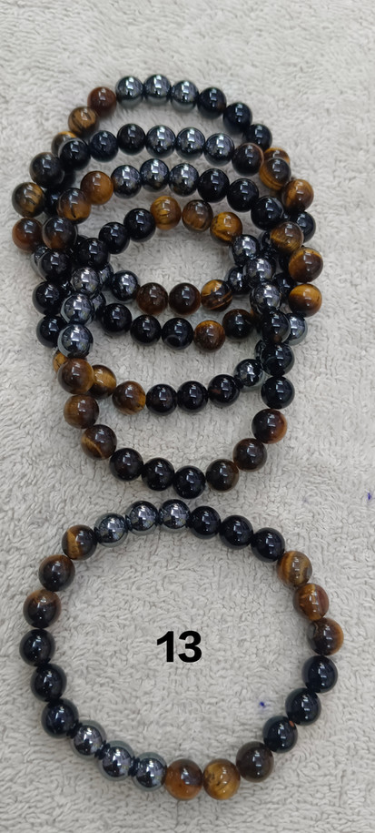 Double Protection Bracelet  #TigereyeBracelet #HemetiteBracelet