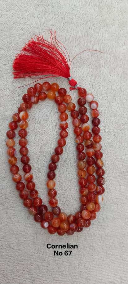 Jaapmala | 108 beads Jaap Mala | Cornelian 108 Bead Japmala