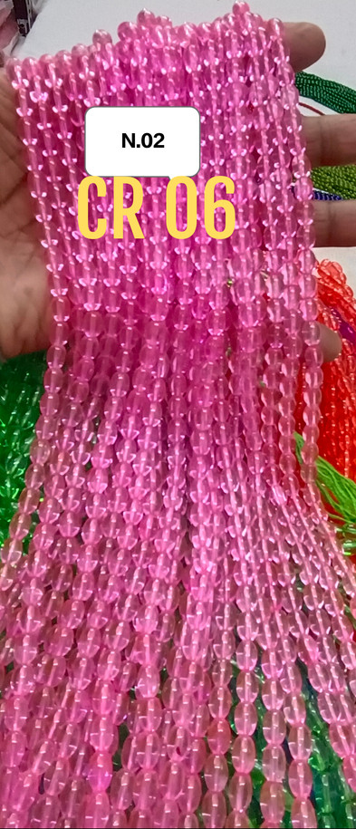 Jelly Beads |Jelly Oval Beads | Jelly Dolkhi beads | Coated Beads | Jewellery making Beads