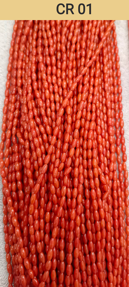 Coral Rice Beads #Coralbeads #OriginalCoralBeads