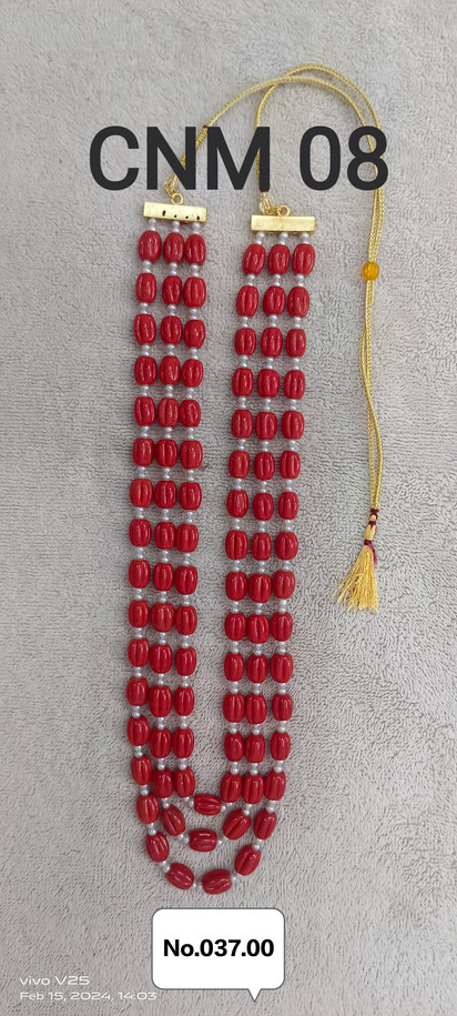 Chatam Coral Necklace #CoralJewellery #CoralBeads #