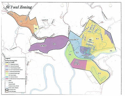 St. Paul VA Zoning Map