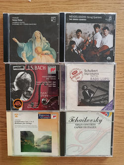 דיסקים מוסיקה קלאסית ב 15 שקל