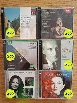 דיסקים מוסיקה קלאסית ב 20 שקל