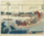 Thumbnail: Hokusai - Ferryboat Passing the Kaya Temple